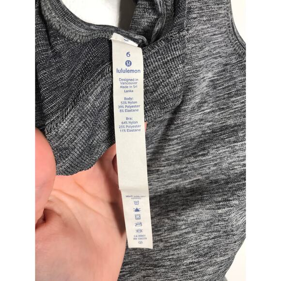 Lululemon Gray Ombre Balance and Resist Athletic Onesie Bodysuit Workout Gym - Picture 5 of 11